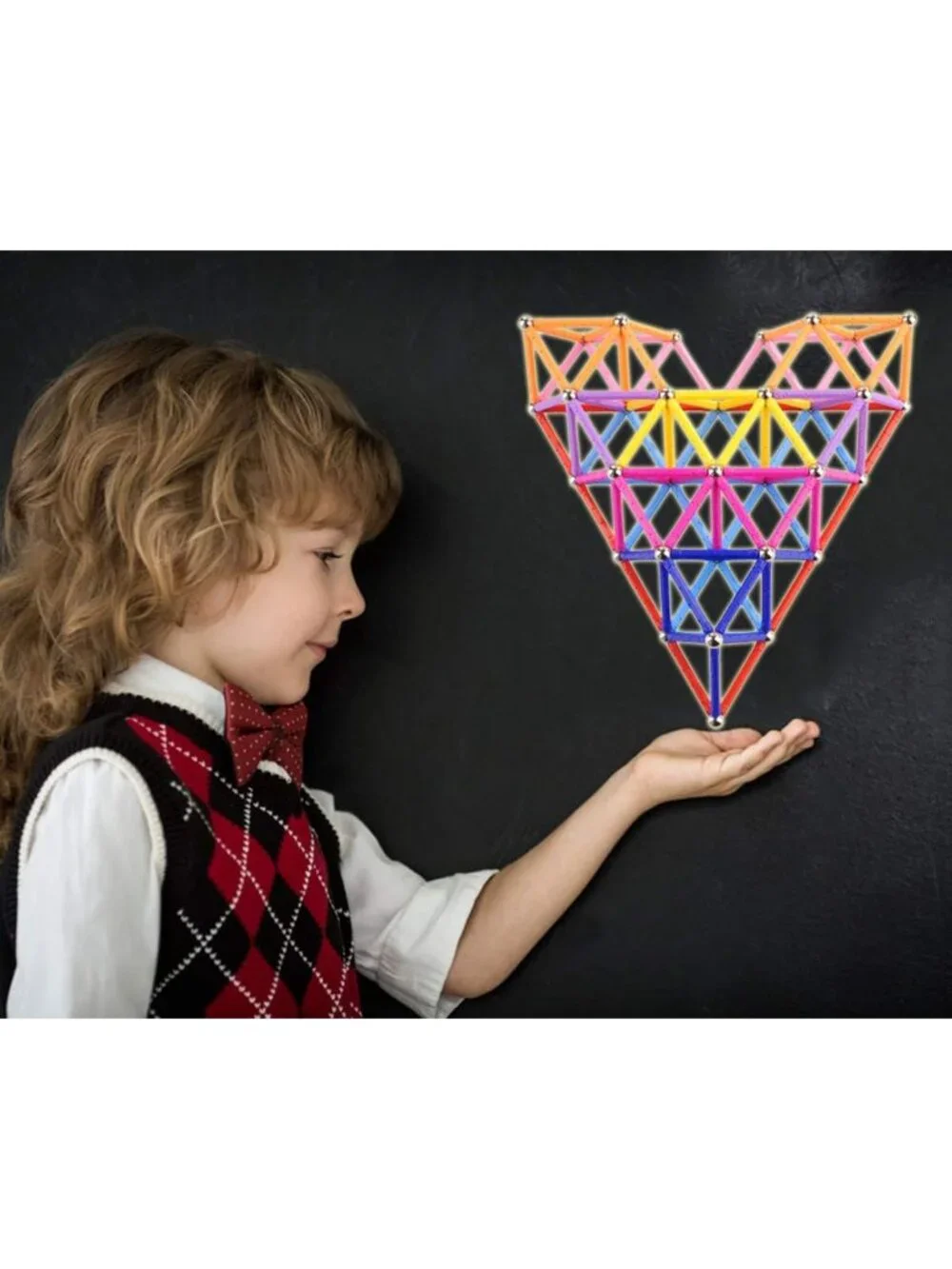 150 Pcs Magnetic Building Sticks & Blocks - Non-Toxic 3D STEM Toys for All Ages